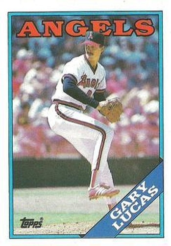 #524 Gary Lucas - California Angels - 1988 Topps Baseball