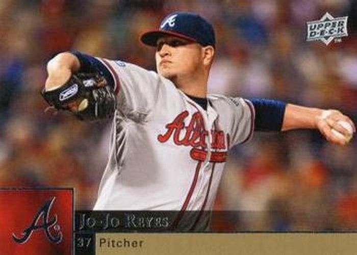 #524 Jo-Jo Reyes - Atlanta Braves - 2009 Upper Deck Baseball
