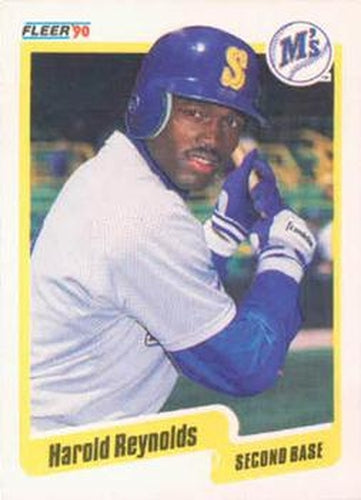 #524 Harold Reynolds - Seattle Mariners - 1990 Fleer USA Baseball