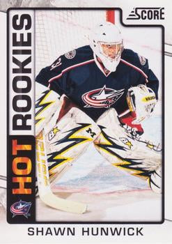 #525 Shawn Hunwick - Columbus Blue Jackets - 2012-13 Score Hockey