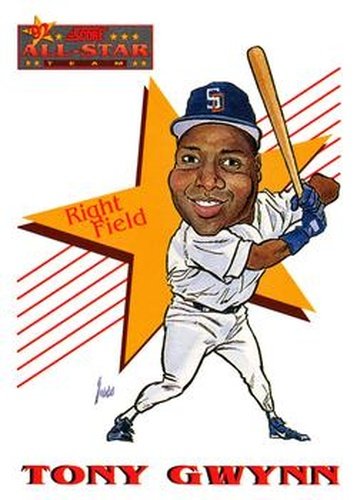 #525 Tony Gwynn - San Diego Padres - 1993 Score Baseball
