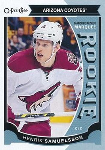 #525 Henrik Samuelsson - Arizona Coyotes - 2015-16 O-Pee-Chee Hockey