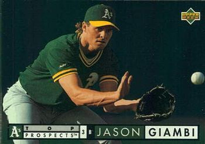 #525 Jason Giambi - Oakland Athletics - 1994 Upper Deck Baseball