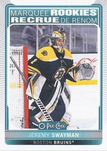 #525 Jeremy Swayman - Boston Bruins - 2021-22 O-Pee-Chee Hockey