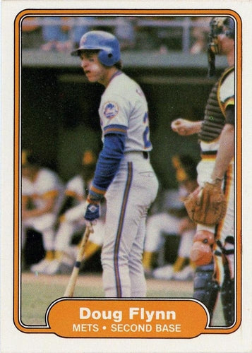 #525 Doug Flynn - New York Mets - 1982 Fleer Baseball