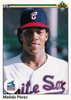 525 Melido Perez - Chicago White Sox - 1990 Upper Deck Baseball
