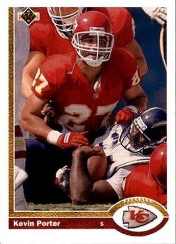 #525 Kevin Porter - Kansas City Chiefs - 1991 Upper Deck Football