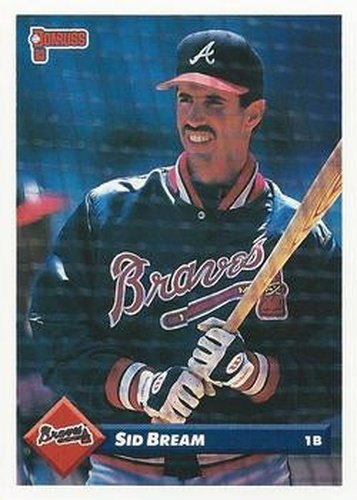 #526 Sid Bream - Atlanta Braves - 1993 Donruss Baseball