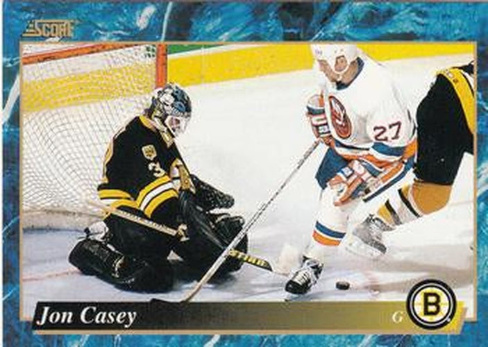 #526 Jon Casey - Boston Bruins - 1993-94 Score Canadian Hockey