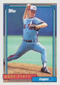 #526 Doug Piatt - Montreal Expos - 1992 Topps Baseball