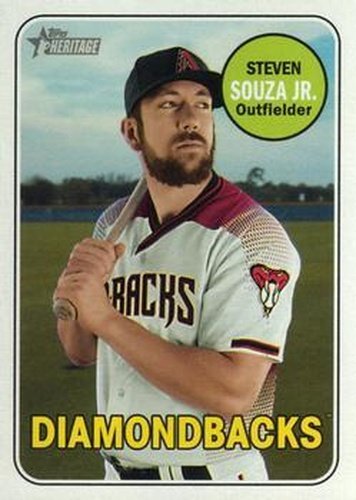 #526 Steven Souza Jr. - Arizona Diamondbacks - 2018 Topps Heritage Baseball