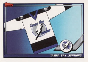 #526 Tampa Bay Lightning - Tampa Bay Lightning - 1991-92 Topps Hockey