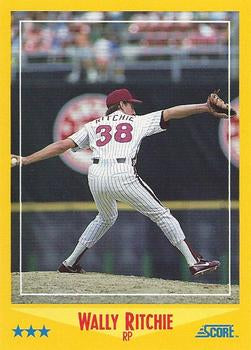 #526 Wally Ritchie - Philadelphia Phillies - 1988 Score Baseball