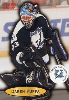 #105 Daren Puppa - Tampa Bay Lightning - 1996-97 Fleer Hockey