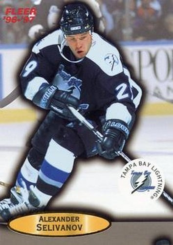 #106 Alexander Selivanov - Tampa Bay Lightning - 1996-97 Fleer Hockey