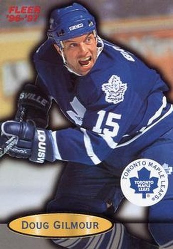 #107 Doug Gilmour - Toronto Maple Leafs - 1996-97 Fleer Hockey