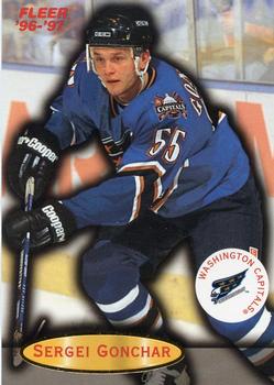 #117 Sergei Gonchar - Washington Capitals - 1996-97 Fleer Hockey