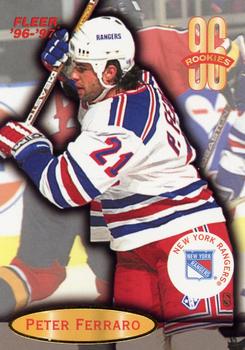 #126 Peter Ferraro - New York Rangers - 1996-97 Fleer Hockey