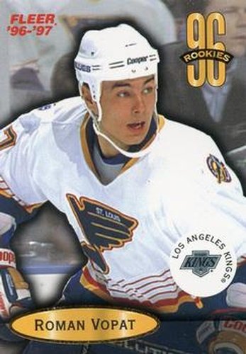 #135 Roman Vopat - Los Angeles Kings - 1996-97 Fleer Hockey