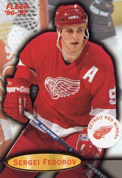 #30 Sergei Fedorov - Detroit Red Wings - 1996-97 Fleer Hockey