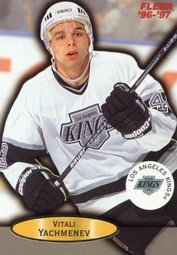 #51 Vitali Yachmenev - Los Angeles Kings - 1996-97 Fleer Hockey
