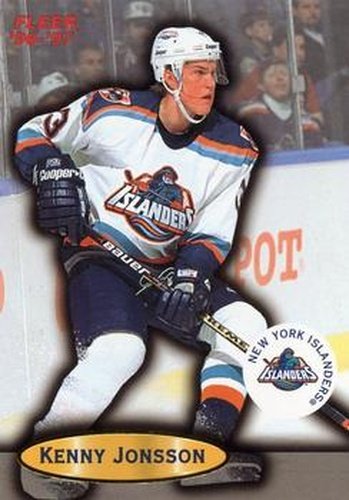 #65 Kenny Jonsson - New York Islanders - 1996-97 Fleer Hockey