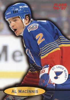 #98 Al MacInnis - St. Louis Blues - 1996-97 Fleer Hockey