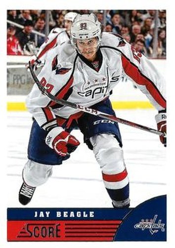#527 Jay Beagle - Washington Capitals - 2013-14 Score Hockey