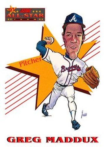 #527 Greg Maddux - Atlanta Braves - 1993 Score Baseball