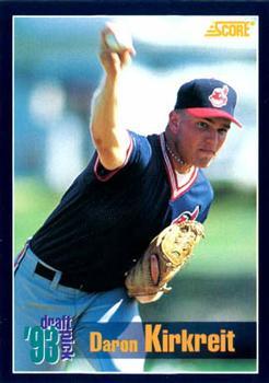 #527 Daron Kirkreit - Cleveland Indians -1994 Score Baseball