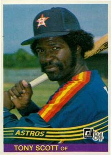 #527 Tony Scott - Houston Astros - 1984 Donruss Baseball