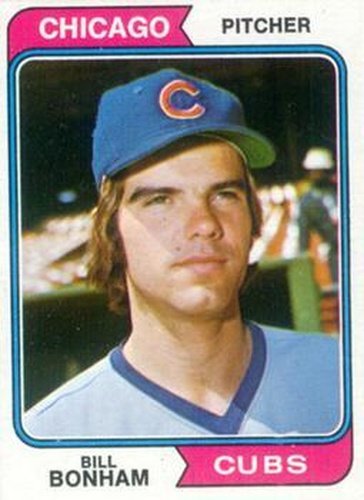 #528 Bill Bonham - Chicago Cubs - 1974 Topps Baseball