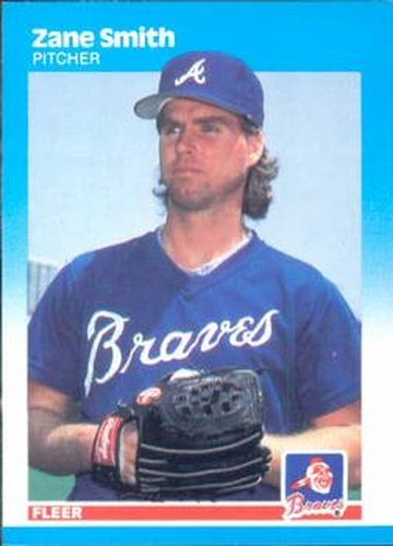 #529 Zane Smith - Atlanta Braves - 1987 Fleer Baseball