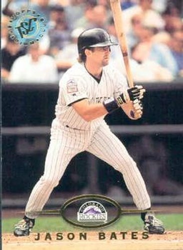 #529 Jason Bates - Colorado Rockies - 1995 Stadium Club Baseball