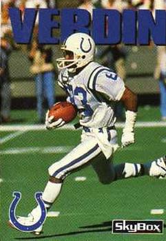 #52 Clarence Verdin - Indianapolis Colts - 1992 SkyBox Impact Football