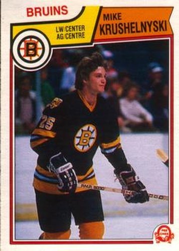 #52 Mike Krushelnyski - Boston Bruins - 1983-84 O-Pee-Chee Hockey