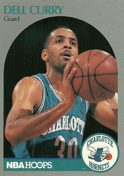 #52 Dell Curry - Charlotte Hornets - 1990-91 Hoops Basketball