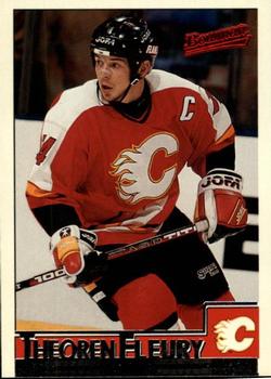 #52 Theoren Fleury - Calgary Flames - 1995-96 Bowman Hockey