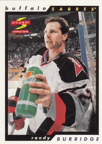#52 Randy Burridge - Buffalo Sabres - 1996-97 Score Hockey