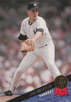 #52 Sam Militello - New York Yankees - 1993 Leaf Baseball