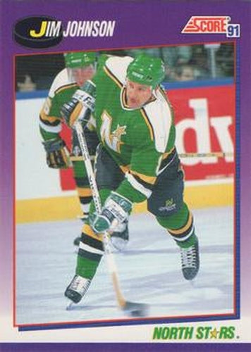 #52 Jim Johnson - Minnesota North Stars - 1991-92 Score American Hockey