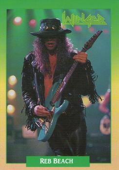 #52 Reb Beach - 1991 Brockum Rock Cards