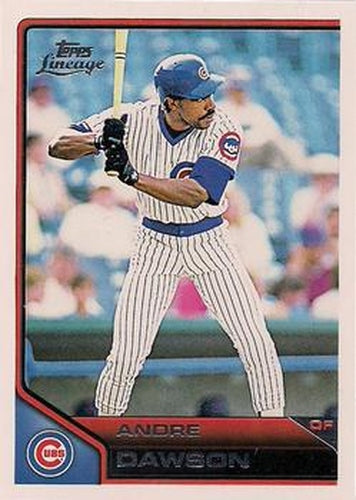 #52 Andre Dawson - Chicago Cubs - 2011 Topps Lineage Baseball