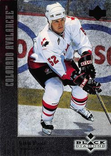 #52 Adam Foote - Colorado Avalanche / Canada - 1996-97 Upper Deck Black Diamond Hockey