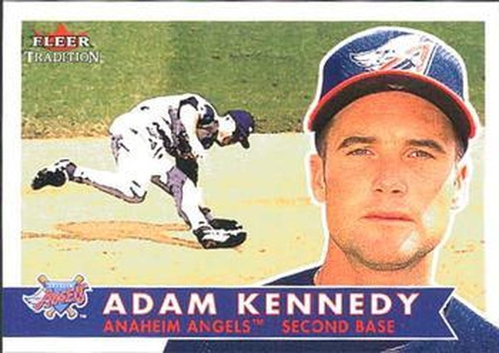 #52 Adam Kennedy - Anaheim Angels - 2001 Fleer Tradition Baseball