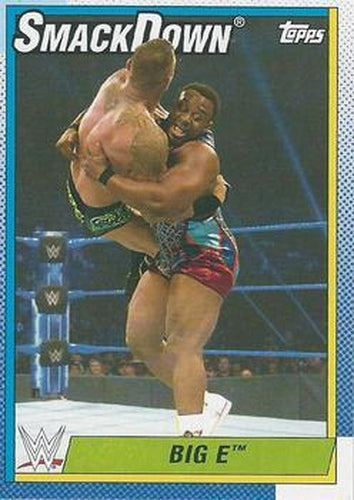 #52 Big E - 2021 Topps Heritage WWE Wrestling