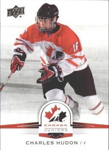 #52 Charles Hudon - Canada - 2014-15 Upper Deck Team Canada Juniors Hockey