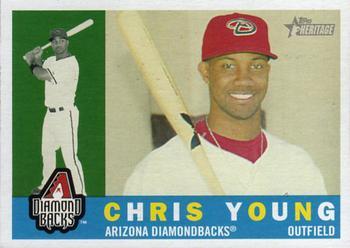 #52 Chris Young - Arizona Diamondbacks - 2009 Topps Heritage Baseball