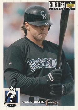 #52 Dante Bichette - Colorado Rockies - 1994 Collector's Choice Baseball