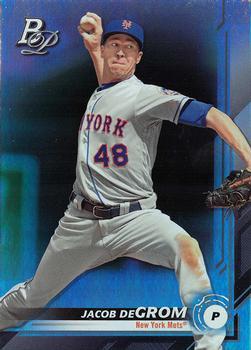 #52 Jacob deGrom - New York Mets - 2019 Bowman Platinum Baseball